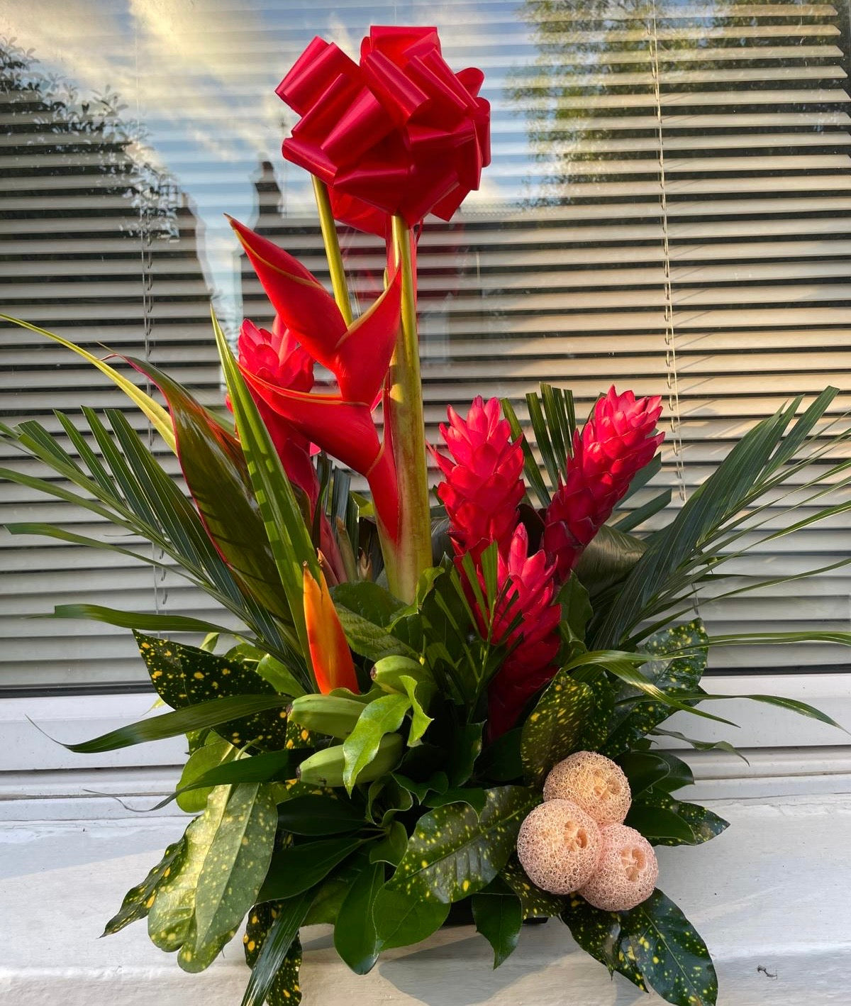 Tropical Bird of Paradise arrangement